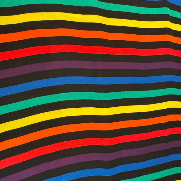 Torrid Striped Button Down Back Short Sleeves Top Size 2X Multicolor - Picture 6 of 10